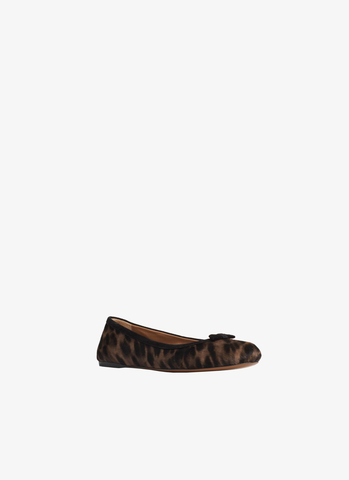 BALLERINES IMPRIME POULAIN BROWN/BLACK ALAÏA BROWN/BLACK  BALLERINES IMPRIME POULAIN BROWN/BLACK